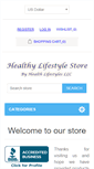 Mobile Screenshot of healthy-lifestyle-store.com